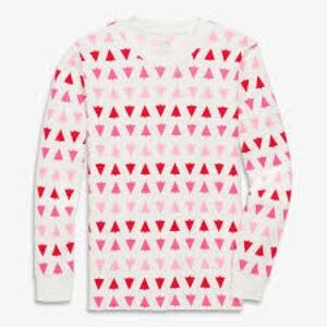 Primary Women’s S Candy Cane Trees Pajama Set NWOT (Top and Bottom)